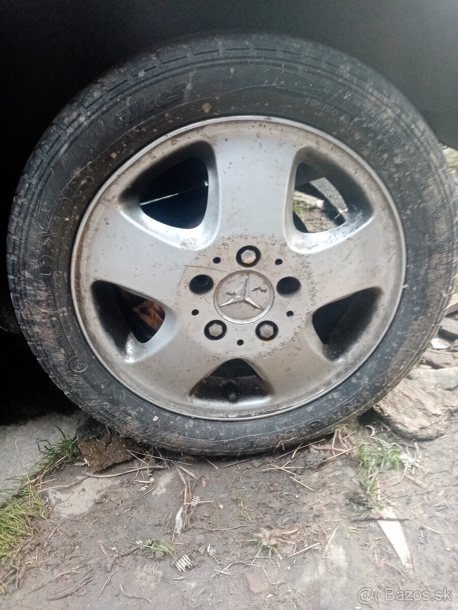 Predám originál Mercedes zliatinové disky+pneu