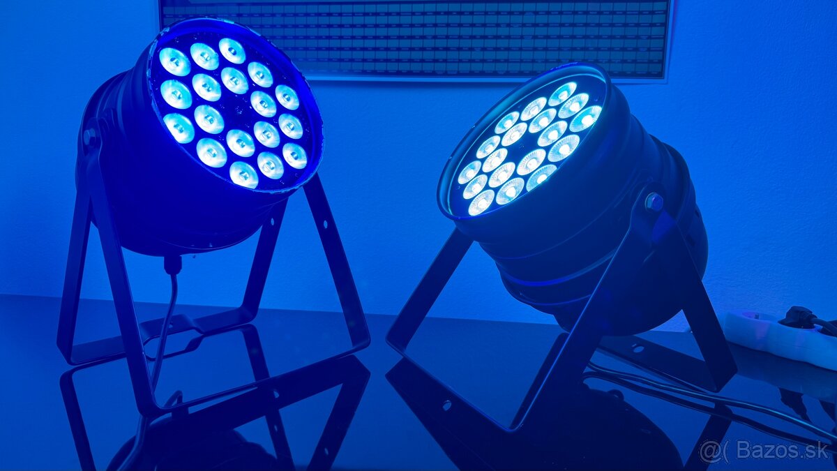 LED Par RGBW kvalitne výkonné svetla za smiešnu cenu