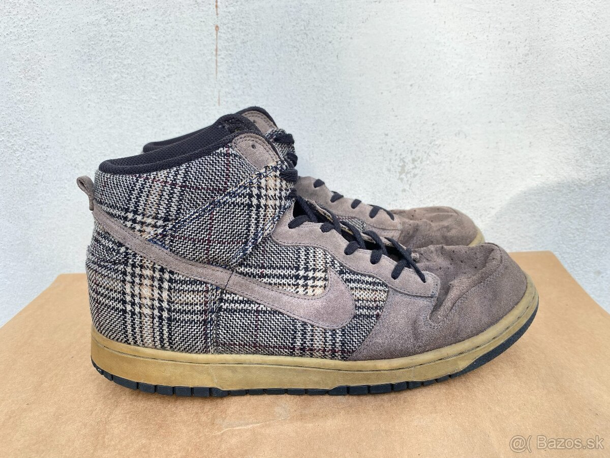 nike dunk high tweed pack