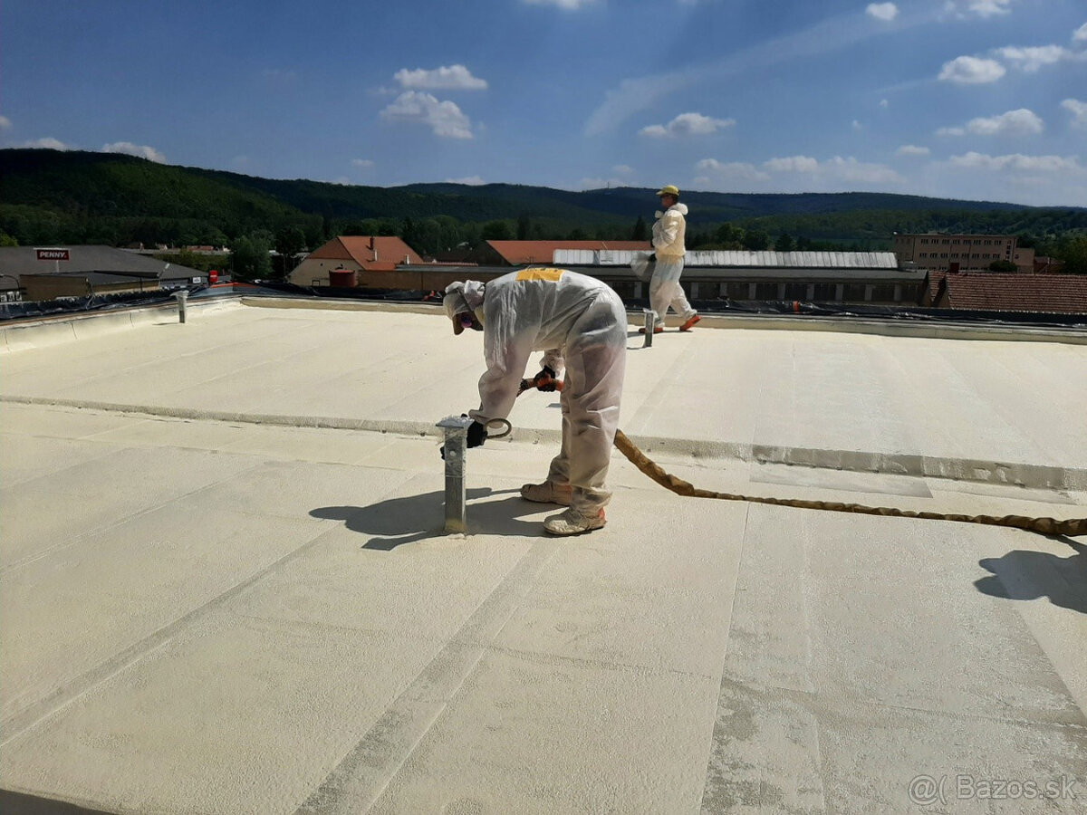 Tepelná izolácia a hydroizolácia rovnej strechy PUR-W60 DUO
