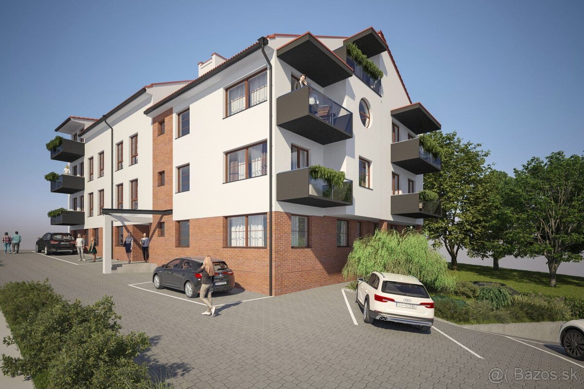 Byty na Hornej - Podkrovný 3-izbový byt v centre Banskej By
