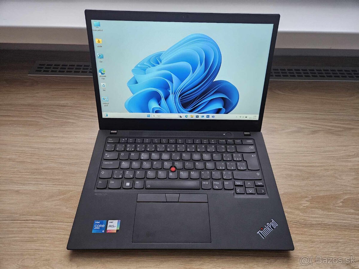 Lenovo Thinkpad T14s Gen2 i5 1135g7 16GB/256GB;W11pro,zaruka