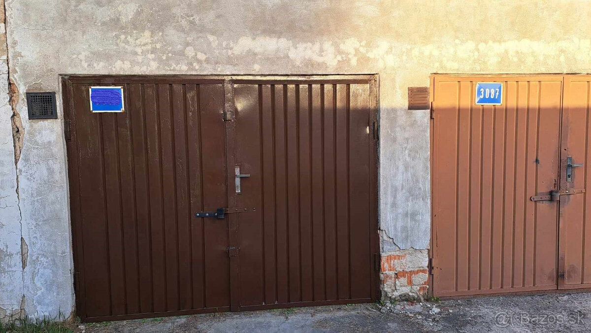 Predám veľkú garáž Košice Juh, po rekonštrukcii, 18m2