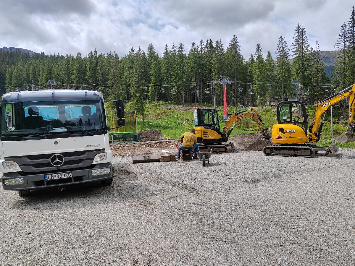 Hákový nosič kontajnerov mercedes atego 815