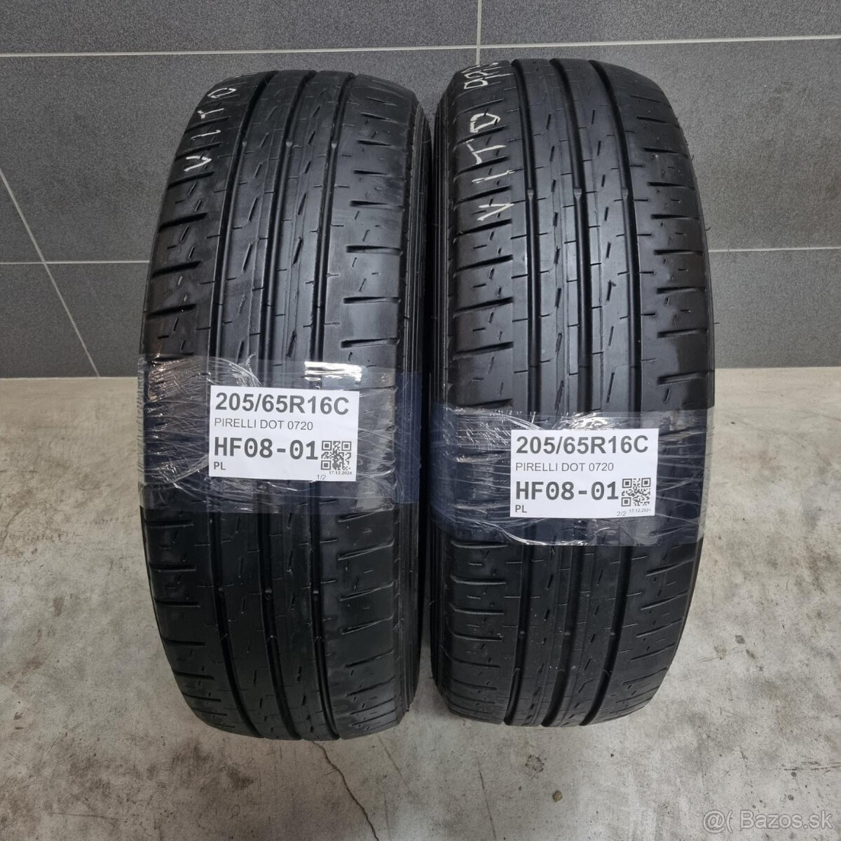 Dodávkové pneu 205/65 R16C PIRELLI DOT0720