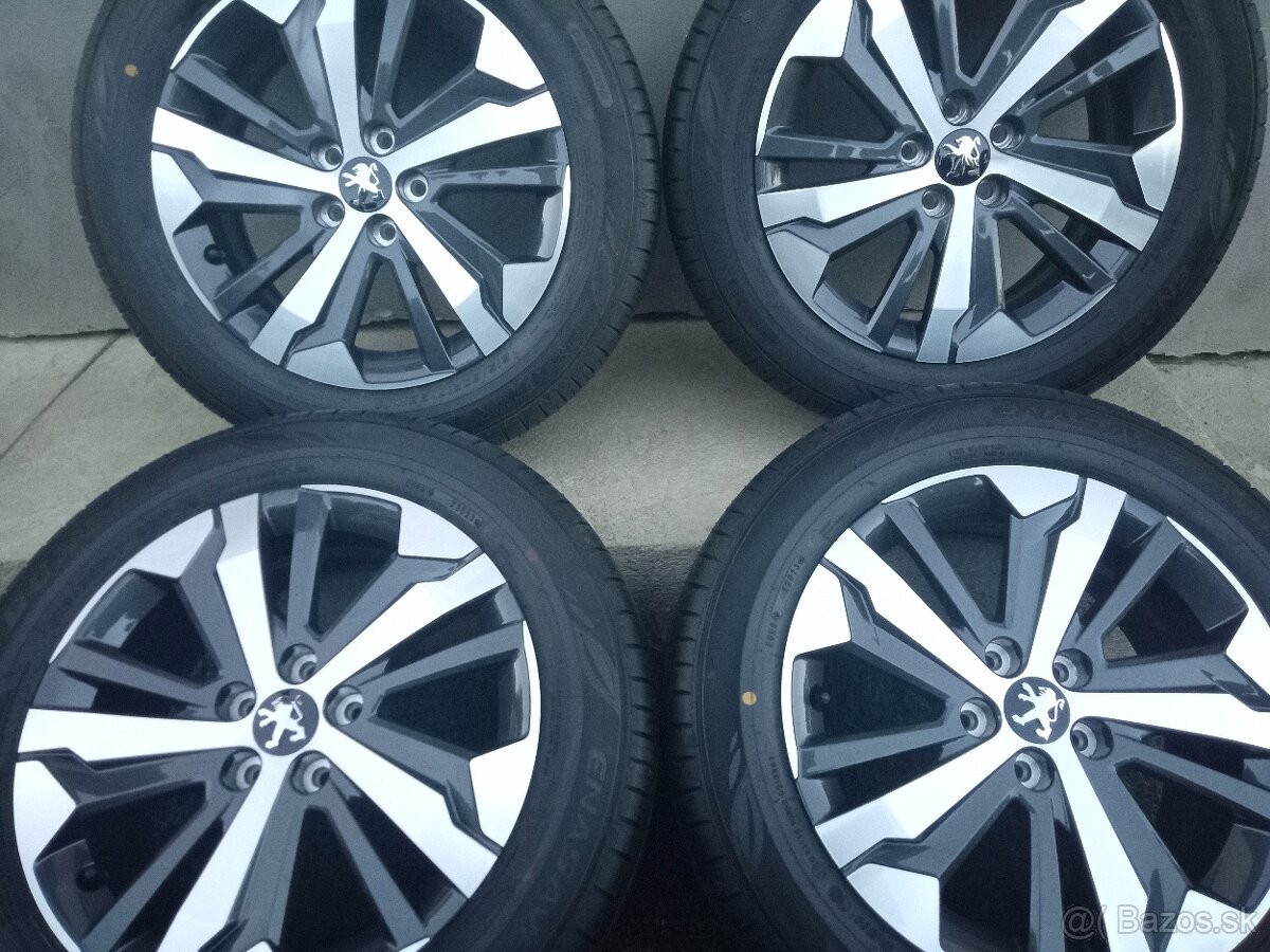 Peugeot 17"..215/60 R17 orig.hliník.disky...letná sada