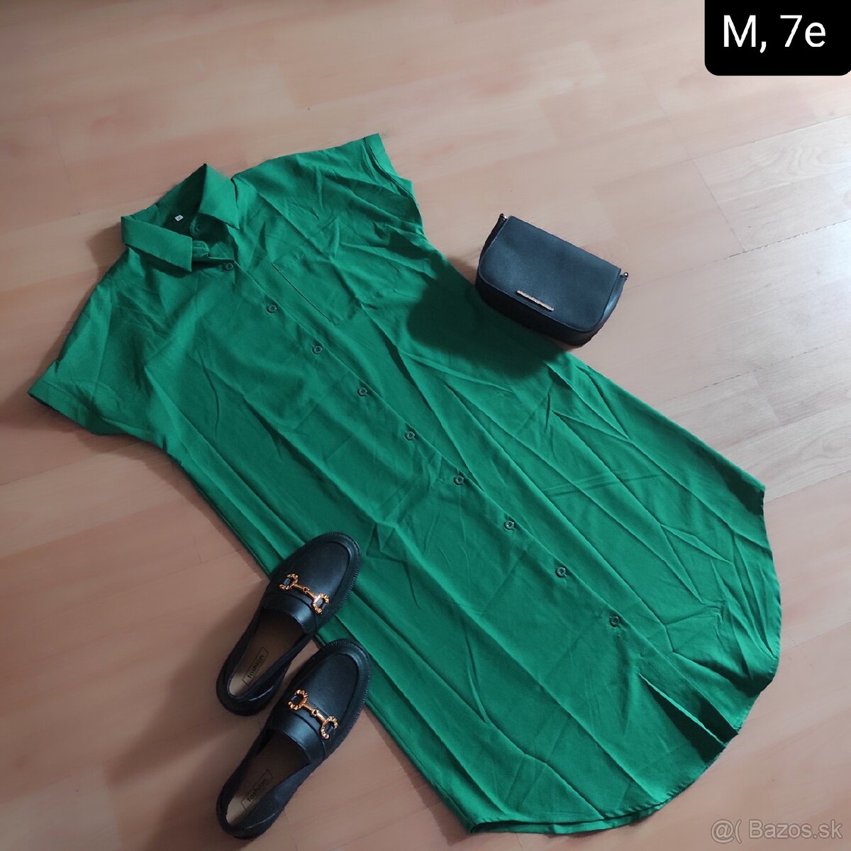 Košeľové šaty voľného strihu