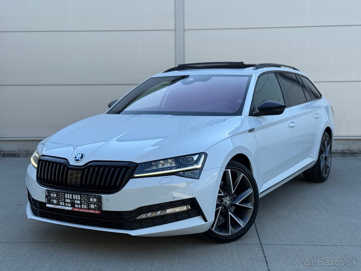 Superb Sportline 2.0 TDI 140kW DSG • DCC • Panoráma • Kamera