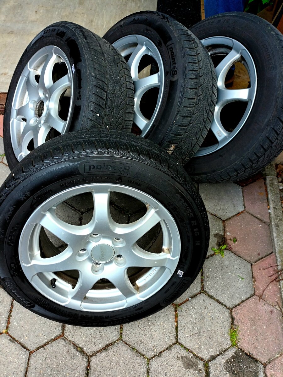Komplet elektróny + zimné pneumatiky Honda Civic 8G