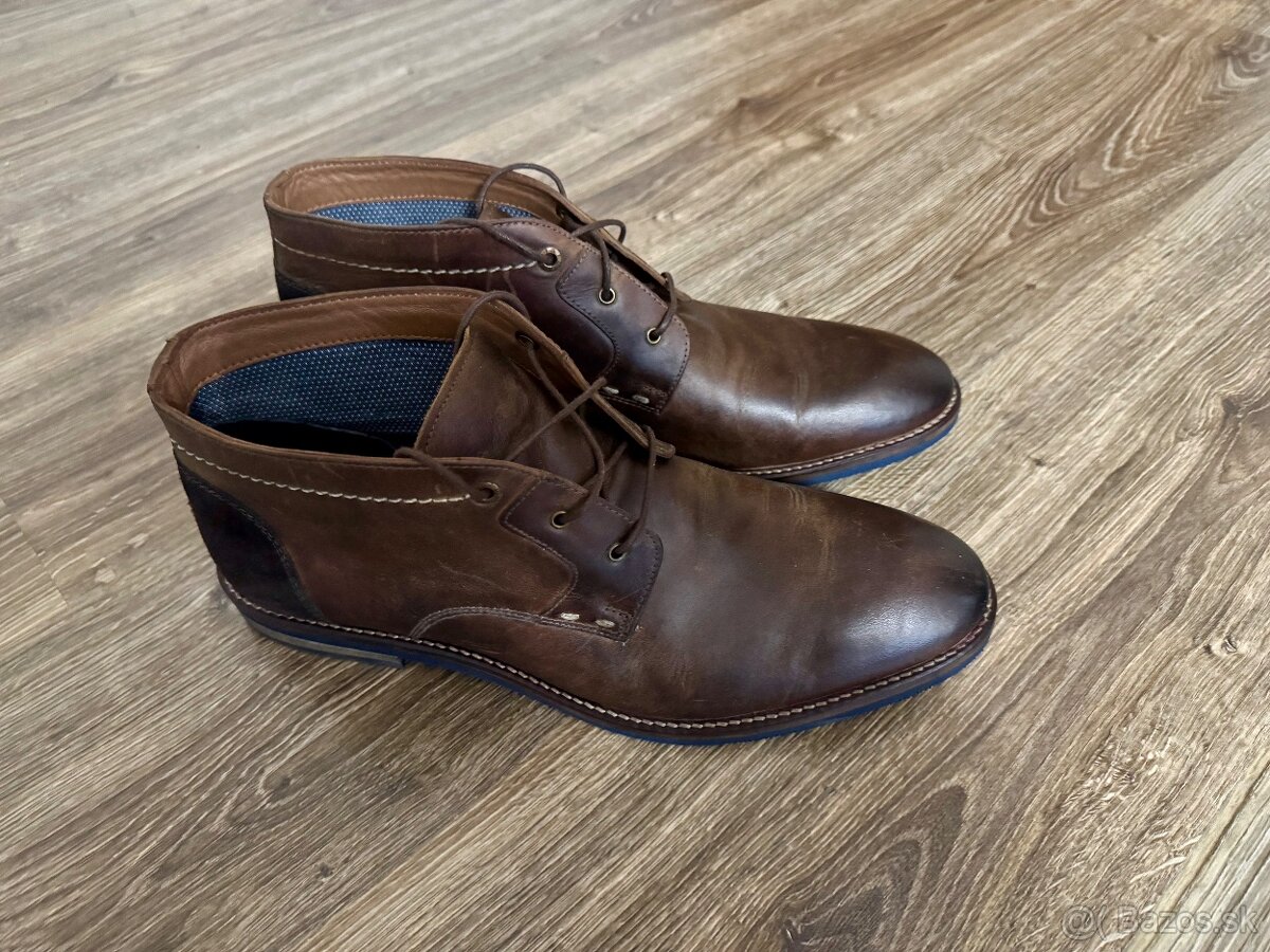 Pánske kožené topánky nové veľkosť 45