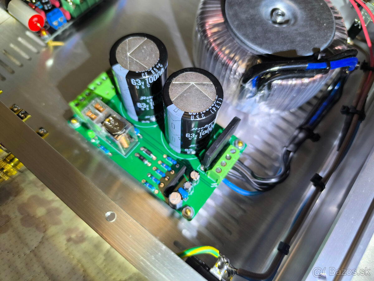 Zosilňovač LM 3886 výkon 2x50W