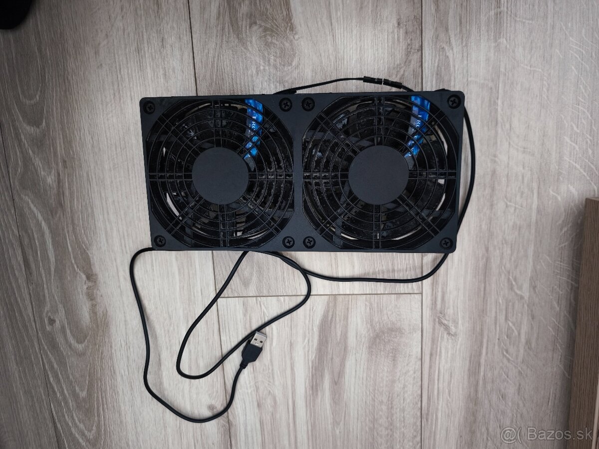 Ventilator, chladic pc, router