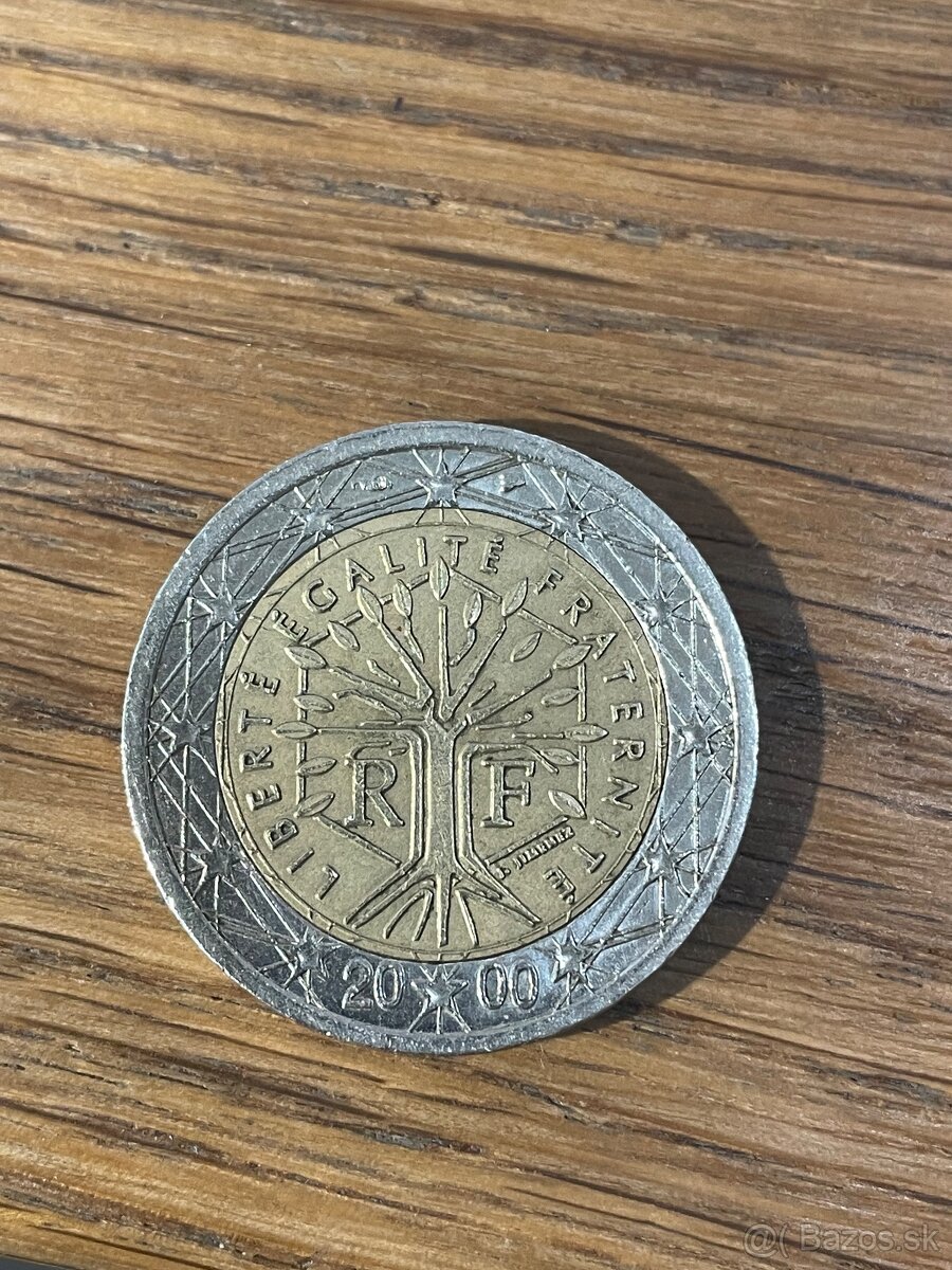 2€ liberte egalite fraternite 2000