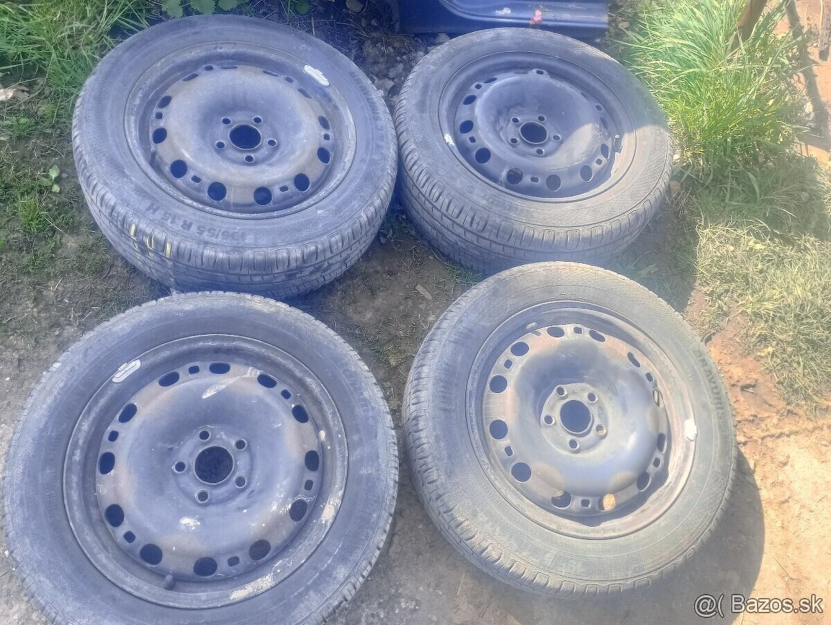 5x100 R15 letné kolesá