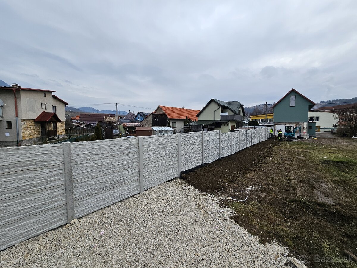 KVALITNÉ BETÓNOVÉ PLOTY (RUŽOMBEROK)
