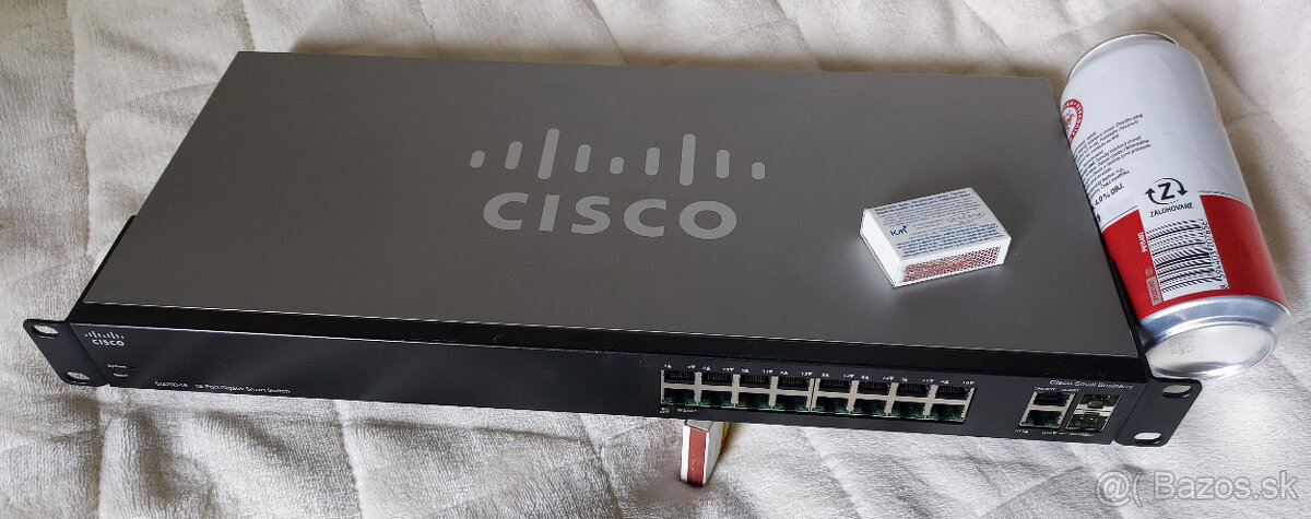 Predám Switch Cisco SG200-18 , 16+2 port