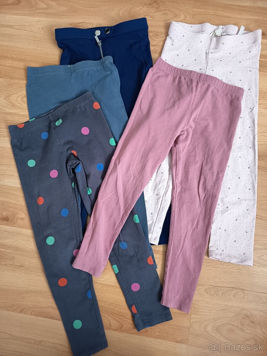 Legíny 110/116 +mikina