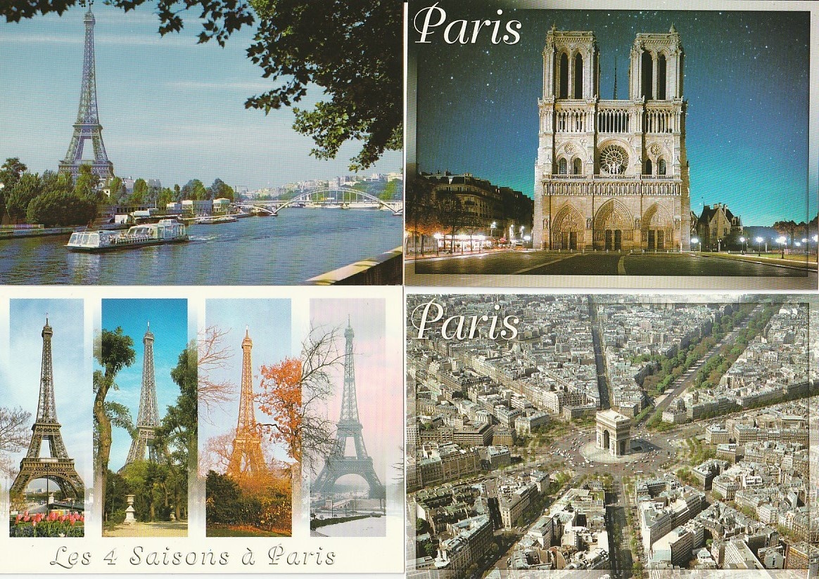 France Paris Francúzsko pohľadnice