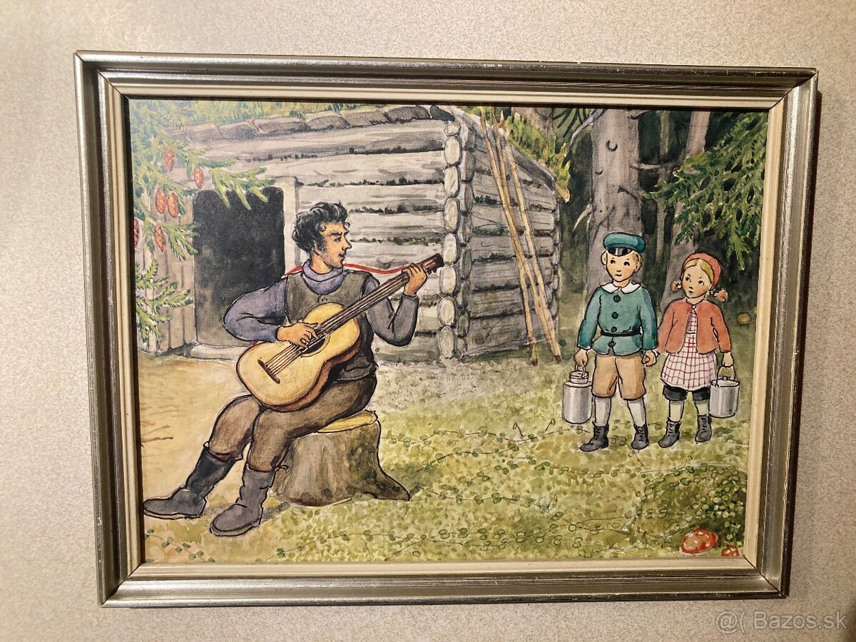 retro vintage obraz