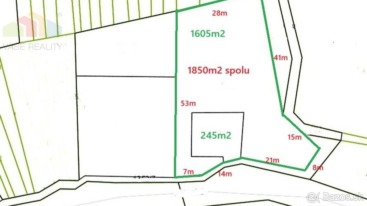 Pozemok 1850m2 v tichej lokalite, Moravany nad Váhom