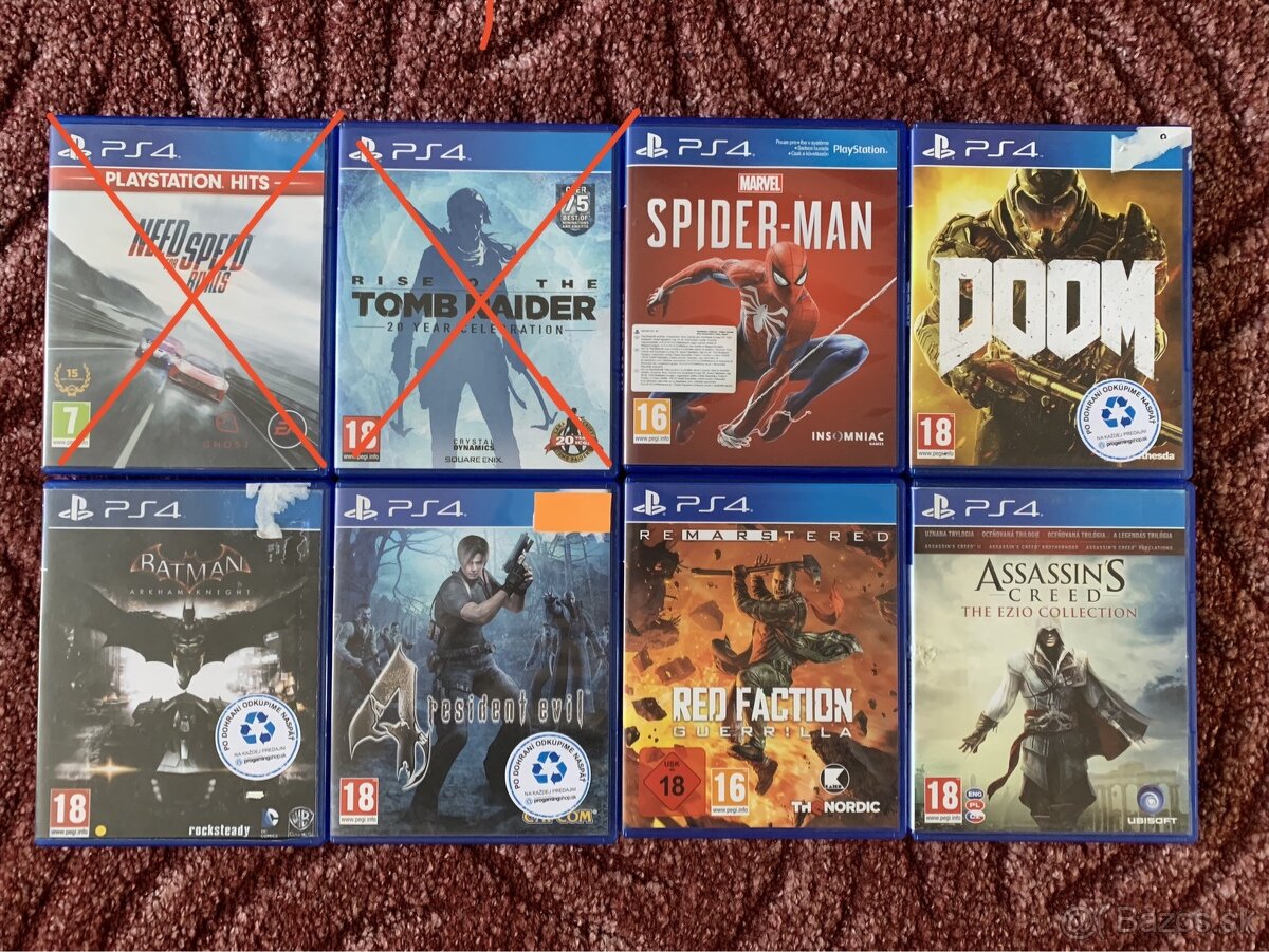 Predám PS4 hry