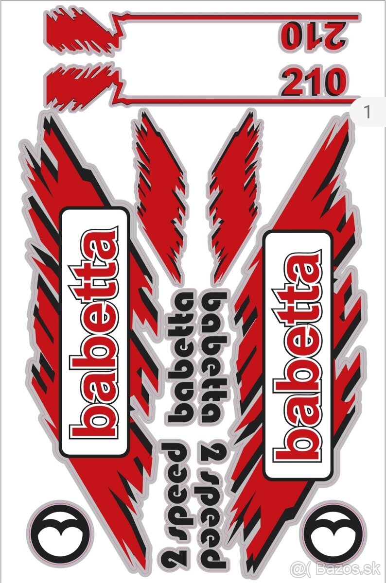 Predám nálepky Babeta