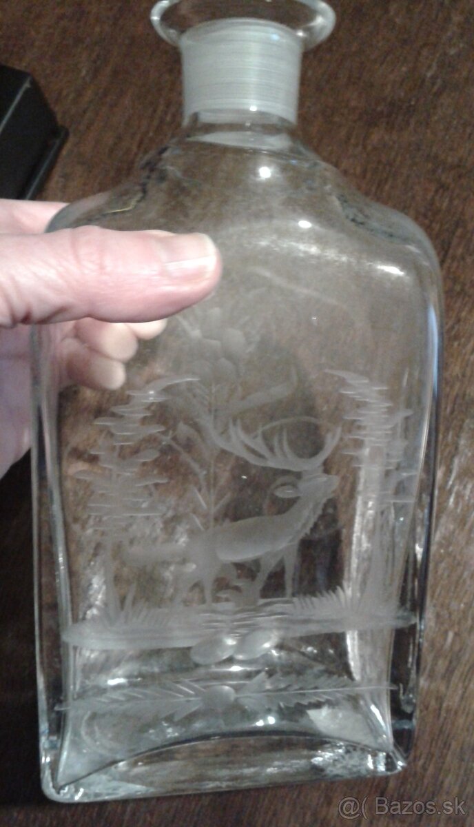 Džbán a karafa fľaša sklo, poľovník