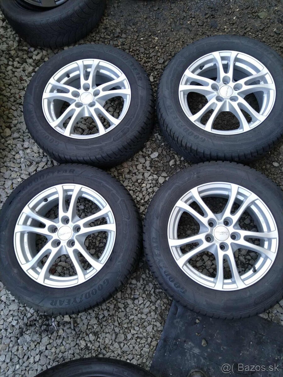 16" alu FORD + TPMS + zimné pneu GOOD/YEAR.