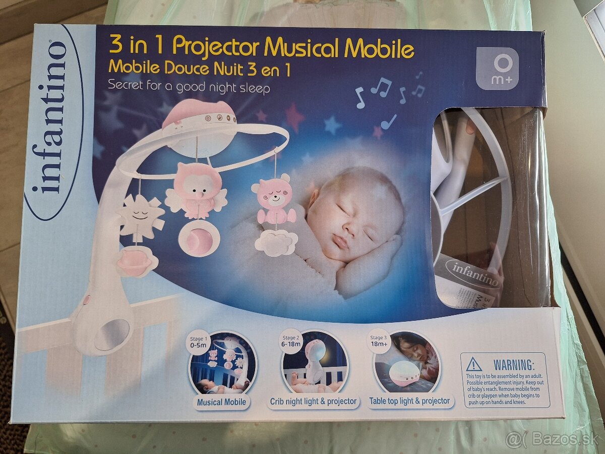 Kolotoč do detskej postieľky