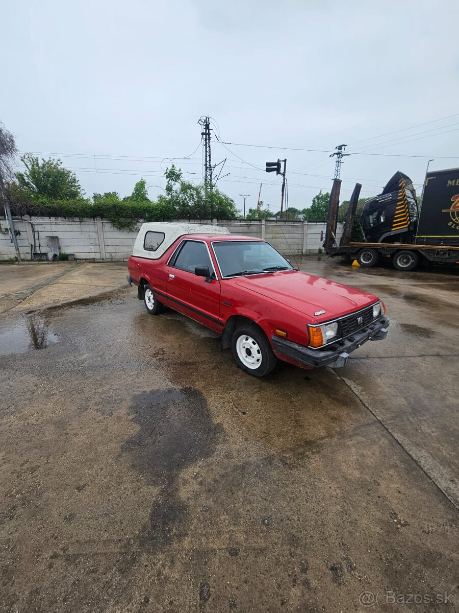 Subaru 1800 4wd Benzín pick up r.v 1987