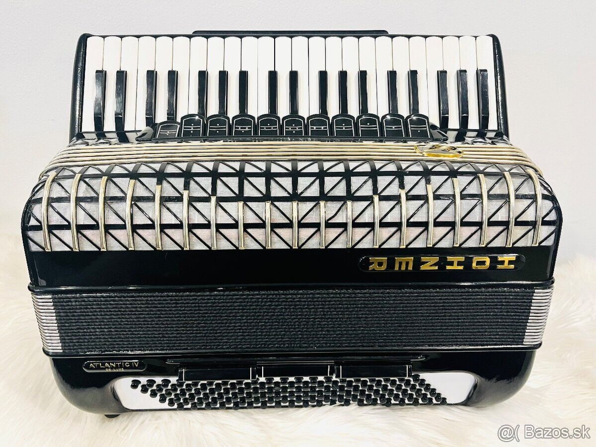Predám akordeón Hohner Atlantic 120 bas De Luxe Výborný zvuk