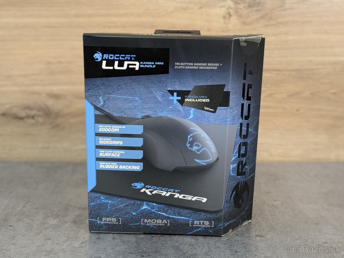 Roccat Lua Gaming Mouse + Kanga Mini podložka - NOVÁ