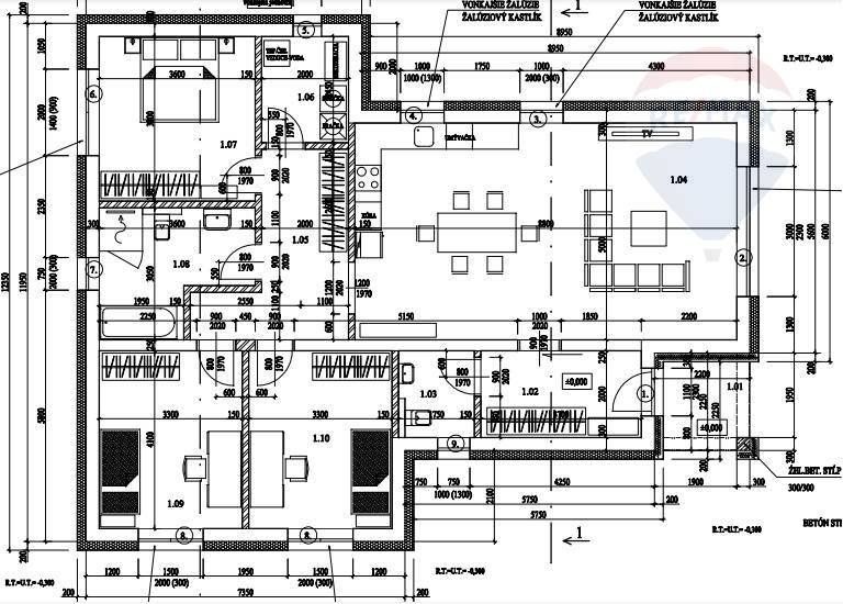 Predaj novostavba bungalov rodinný dom Veľké Ripňany