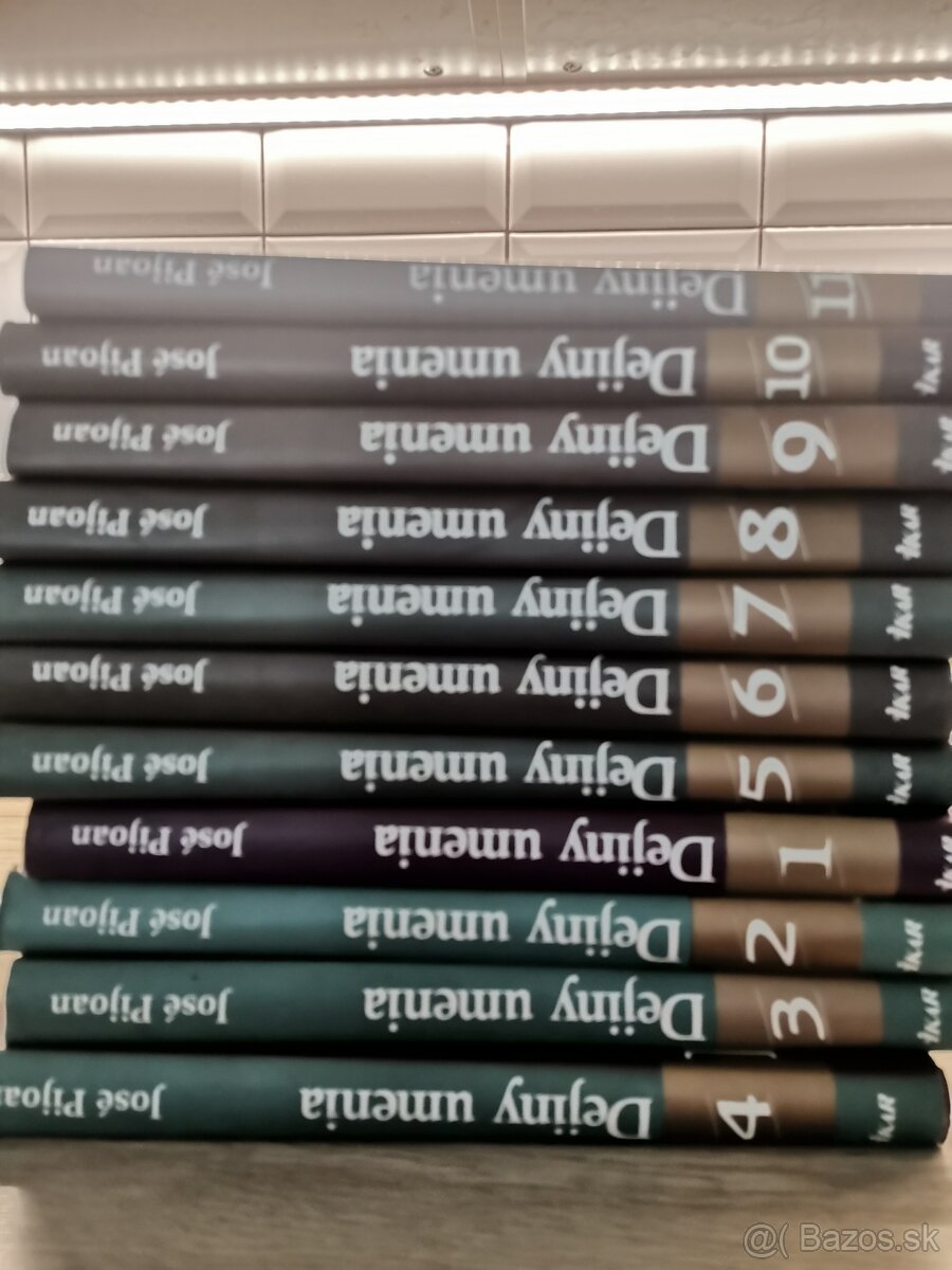 11 zväzkov Dejiny umenia, J.Pijoan