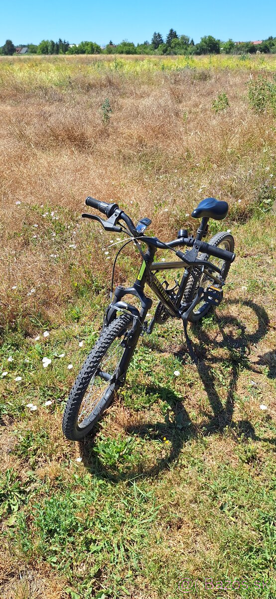 Detský horský bicykel ST 120 20-palcový 6-9 rokov čierny