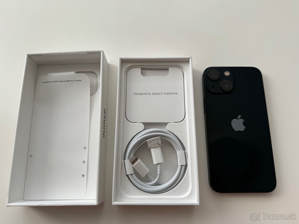 Predam iPhone 13 mini 128gb cierna