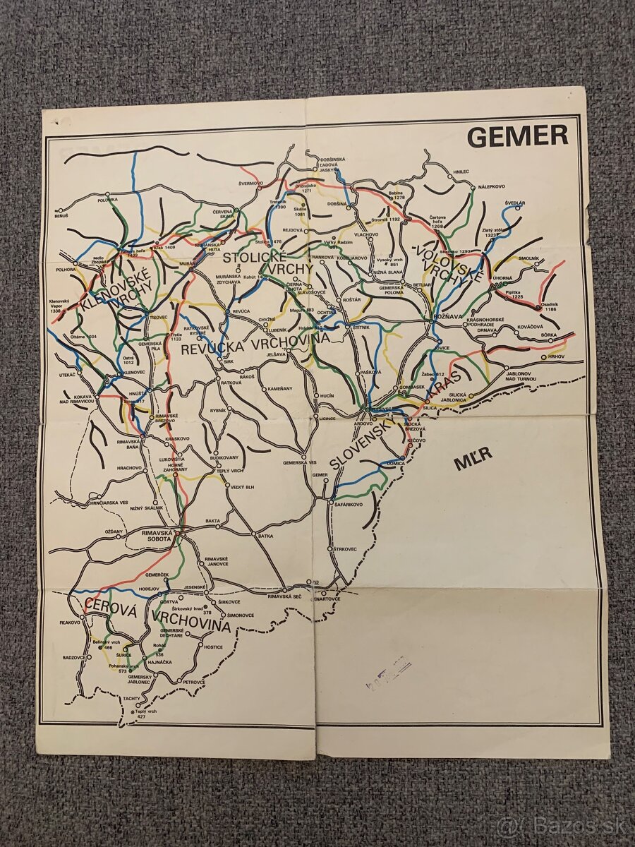 Stará mapa Gemer