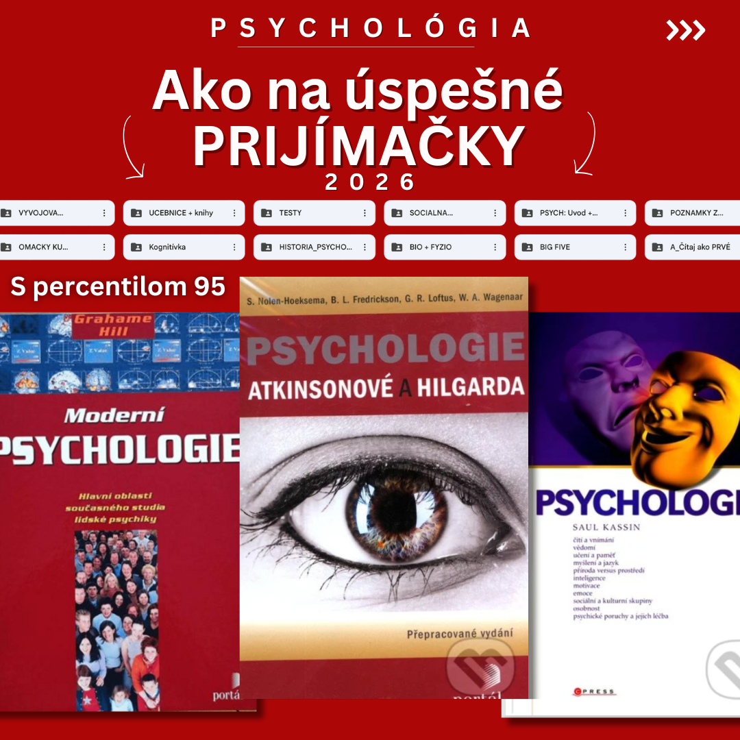 Podklady na prijimacky | PSYCHOLOGIA