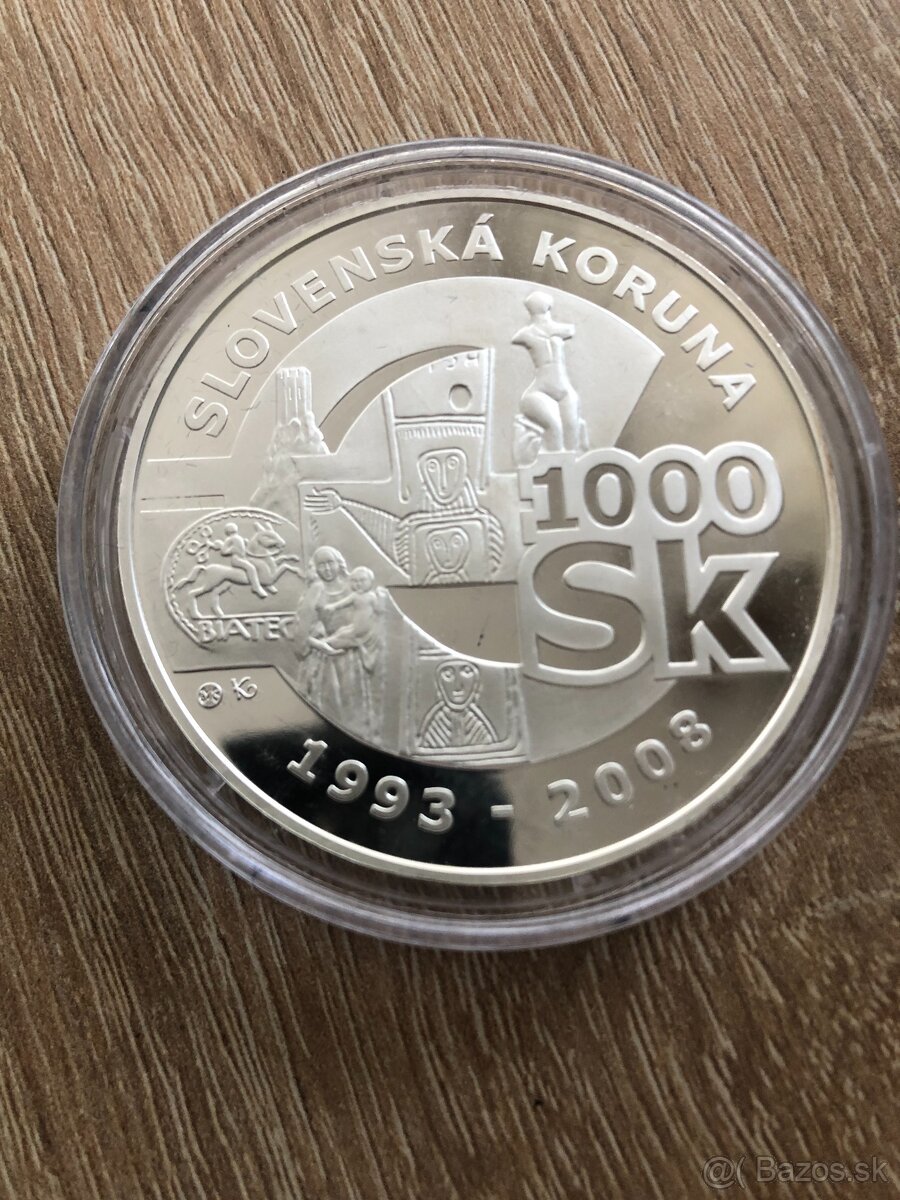 1000 Slovenských korún- rozlúčka so Slov.korunou