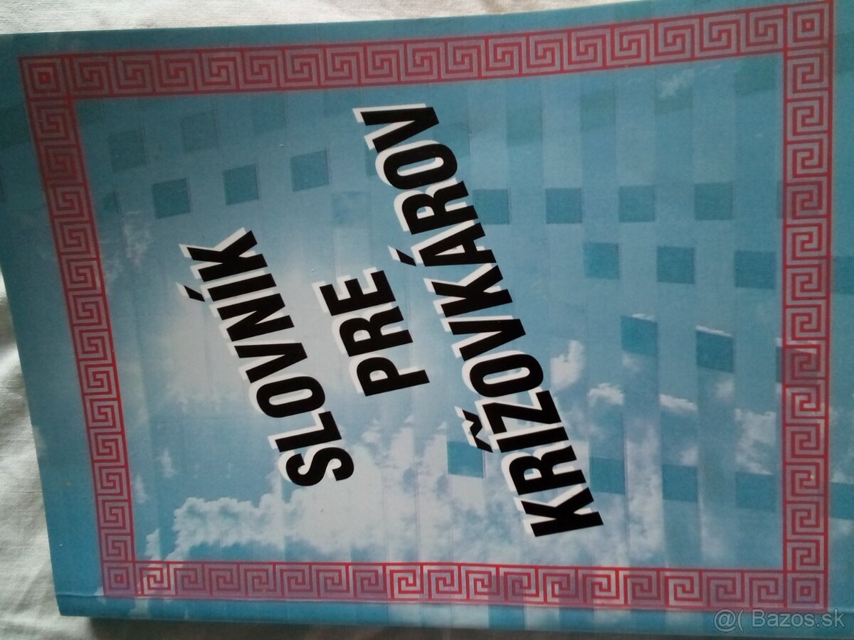 Slovník pre krížovkárov