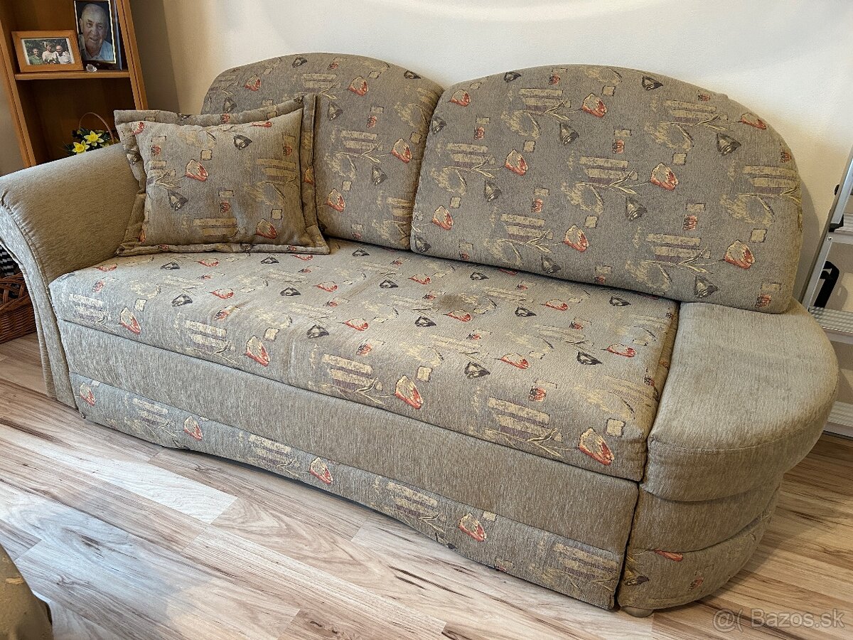 Pohovka, roztahovacia pohovka, postel