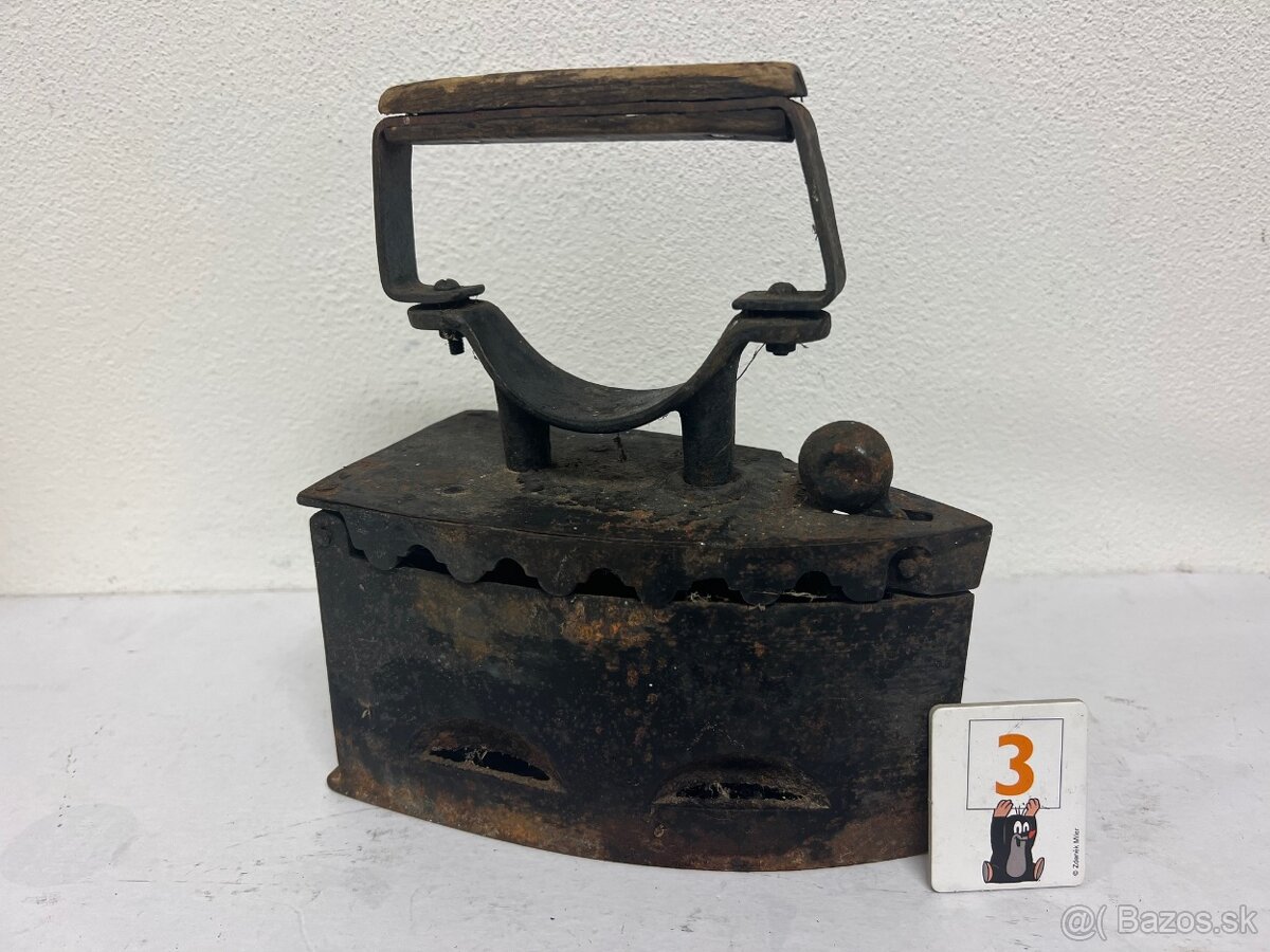 Starožitné žehličky