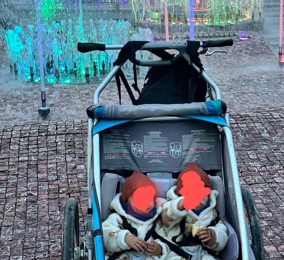 Kočík,cyklovozík Thule - dvojmiestny