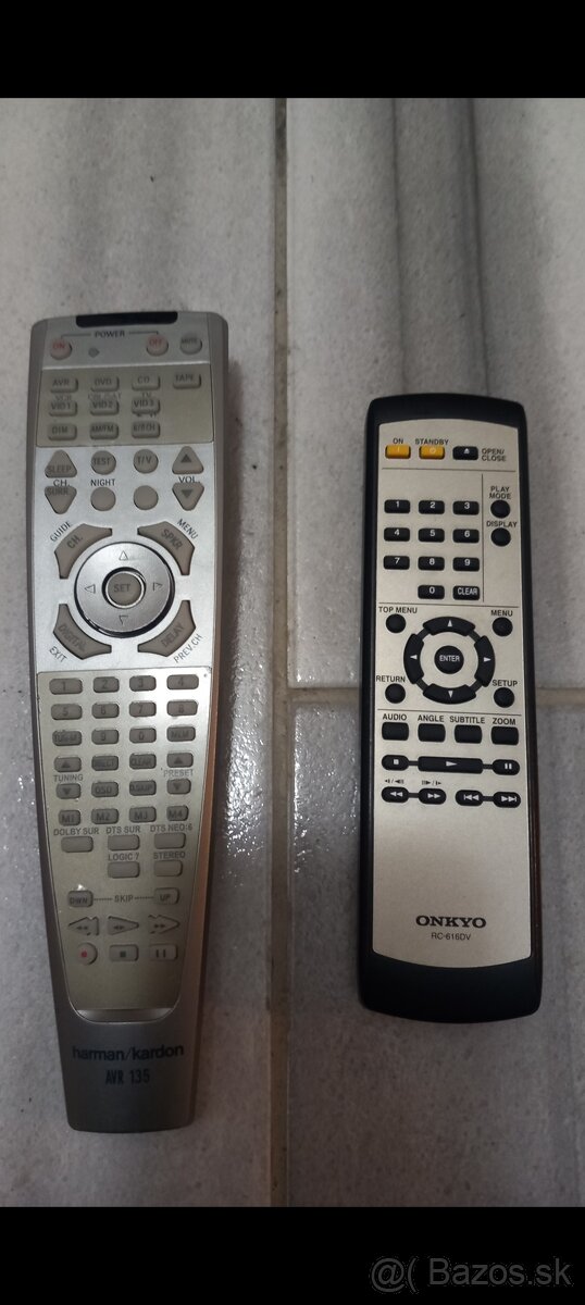 Dialkove Harman Kardon a Onkyo