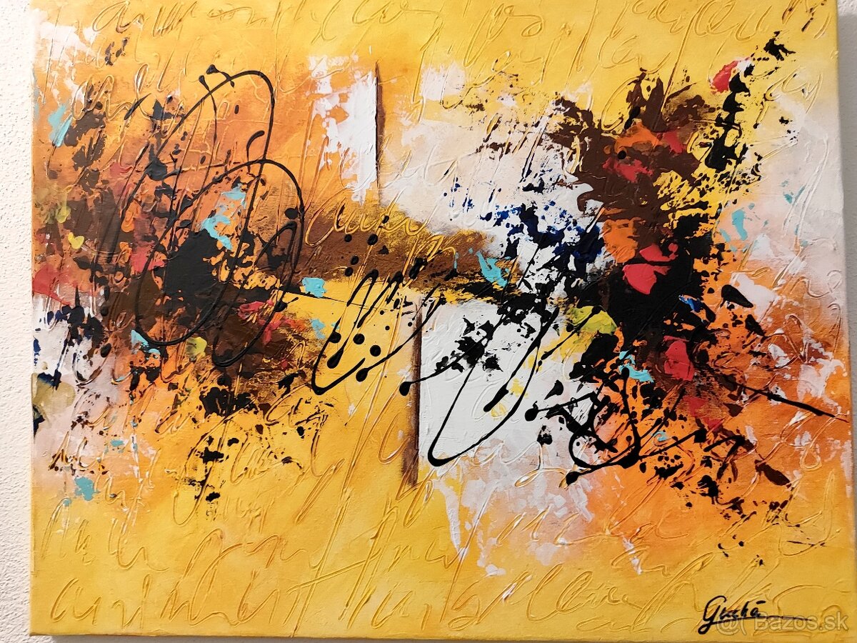 Ručne maľovaný obraz akryl