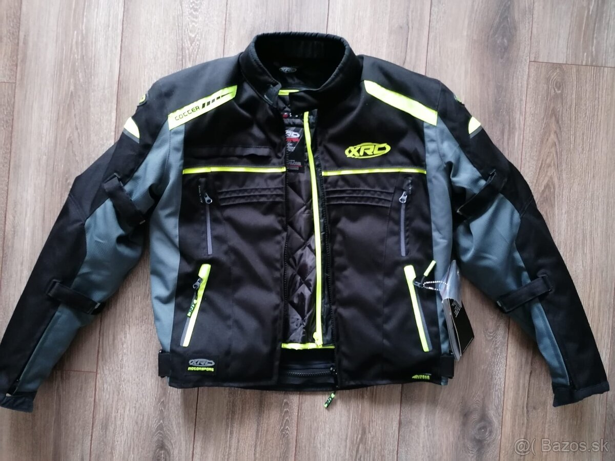 XRC bunda NOVÁ veľ. M/50 Black/Grey/Fluo