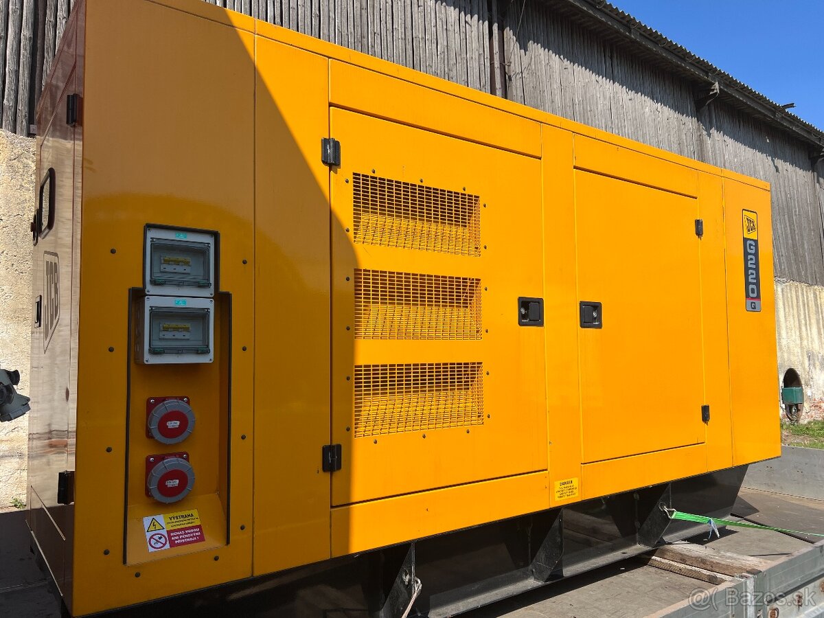 Elektrocentrála, generátor JCB G220Q, 2300 mth