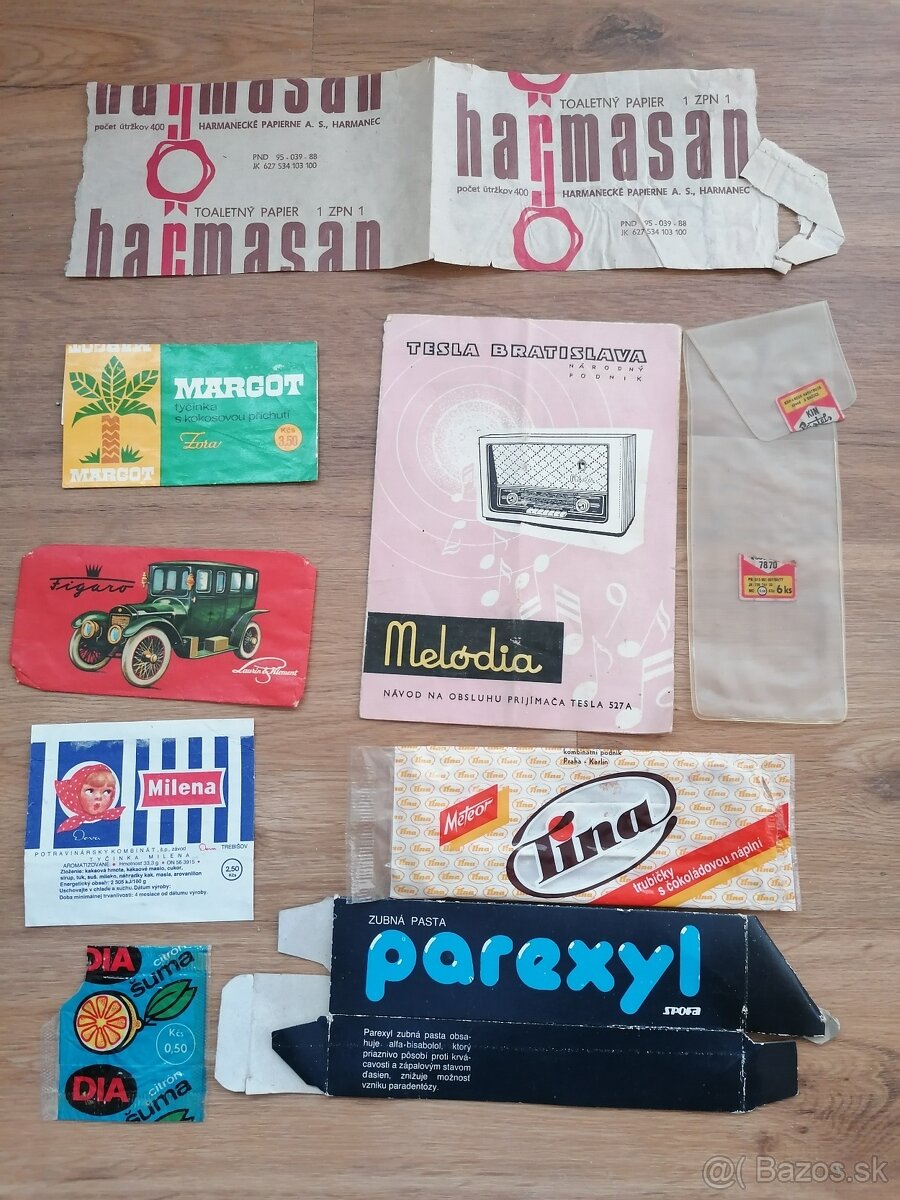 Predám etikety a brožúry z socializmu