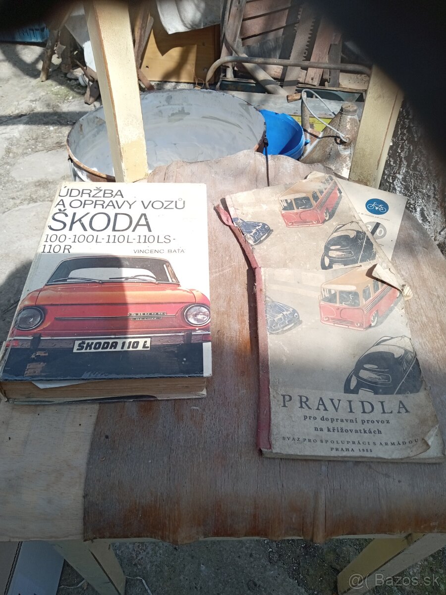 Auto veterán knihy brožúry