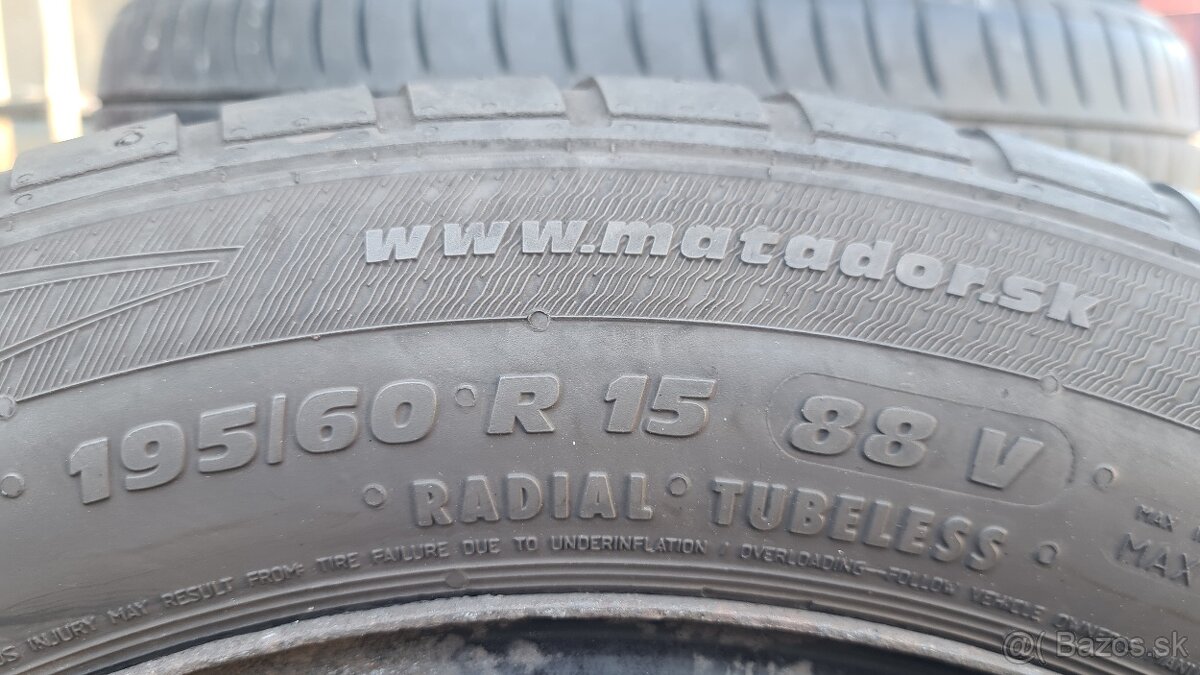 Letné pneumatiky,kolesá 195/60R15